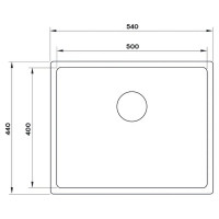 Мойка LONGRAN Techno TEB500.400 -GT10P