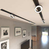 Потолочный светодиодный светильник Elektrostandard - 85079-01 Spila черный 12W 4200K a056374