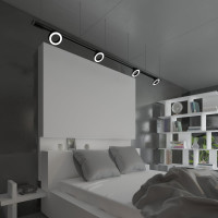 Потолочный светодиодный светильник Elektrostandard - 85079-01 Spila черный 12W 4200K a056374