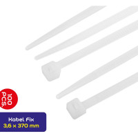 Кабельный хомут Alca нейлон, 3,6х370 мм, 100 шт. 624370