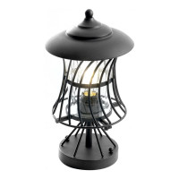 Садово-парковый светильник FERON PL524 на постамент 60W 230V E27, черный 11687