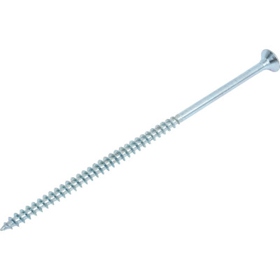 Шуруп для дерева Bohrer 5x120, универ., белый, 150 шт. SWZ-5х120-150