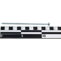 Шуруп для дерева Bohrer 5x120, универ., белый, 150 шт. SWZ-5х120-150