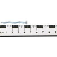 Шуруп для дерева Bohrer 4x45, универ., белый, 600 шт. SWZ-4х45-600