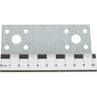 Плоское крепление Bohrer оцинк., 100x35x1,8 мм KP-100x35