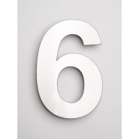 Цифра из металла на дом/ворота/забор Промсвязь 6_A, L=400 мм PSN6A400