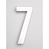 Цифра из металла на дом/ворота/забор Промсвязь 7_F, L=400 мм PSN7F400