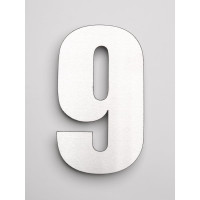 Цифра из металла на дом/ворота/забор Промсвязь 9_I, L=400 мм PSN9I400