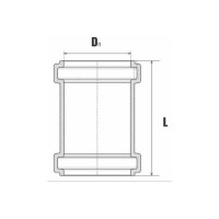 Надвижная ремонтная муфта ХЕМКОР НПВХ наружная канализация 315 мм 2481182 0 6298