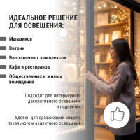 Однофазный трековый светильник TDM ELECTRIC LED TRL-02-045-WW 45 Вт, 24 градуса, 3000 К, 90 Ra, белый SQ0369-0020