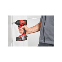 Трехскоростной ударный аккумуляторный шуруповерт FLEX ID 1/4" 18.0-EC/5.0 Set 504920