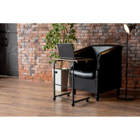 Компьютерный стол Титан Мета СЛКС-4, ясень шимо темный 4670026243413