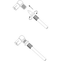 Угловой переходник ЭРА Simple RSA03 гнездо F - гнездо TV Б0048294