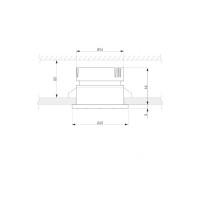 Встраиваемый светильник Elektrostandard 25026 LED 7W 4200K серебро a056782
