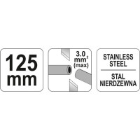 Пассатижи YATO 125мм, со съёмником YT-2262