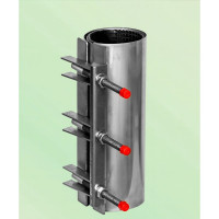 Ремонтный однозамковый хомут ВЗПА Ду 100, ОД 108-118, L=300 РА-00433