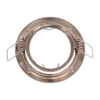 Встраиваемый светильник литой ЭРА KL1A SN1 поворотный, MR16, 12V, 50W, сатин никель Б0049566