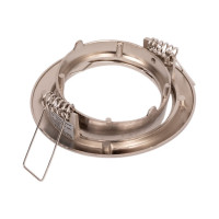 Встраиваемый светильник литой ЭРА KL1A SN1 поворотный, MR16, 12V, 50W, сатин никель Б0049566