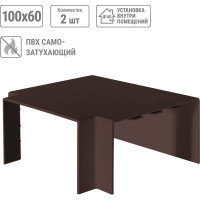 Угол Т-образный TDM ELECTRIC КМТ 100х60 бук (2 шт./комплект) SQ0411-0367