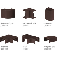 Внешний угол TDM ELECTRIC КМН, бук, 100х60 упаковка 2 шт SQ0411-0317