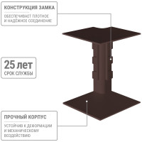 Внутренний угол TDM ELECTRIC КМВ 100х60 бук (2 шт./комплект) SQ0411-0327