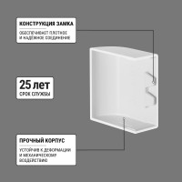 Заглушка кабельной трассы TDM ELECTRIC КМЗ 40х16 (4 шт./комплект) SQ0411-0084