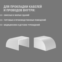 Заглушка кабельной трассы TDM ELECTRIC КМЗ 60х40 (4 шт./комплект) SQ0411-0086