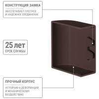 Заглушка кабельной трассы TDM ELECTRIC КМЗ, бук, 40х16 упаковка 4 шт SQ0411-0334
