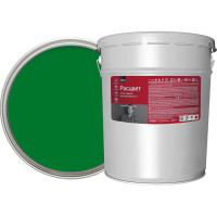 Грунт-эмаль по ржавчине Расцвет алкидная, зеленая, 17 кг 65659