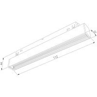 Трековый светильник Elektrostandard Slim Magnetic WL01 6W 4200K черный 85007 01 a057195