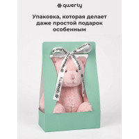 Пакет для цветов QWERTY Корзина, зеленый, с лентой 74098