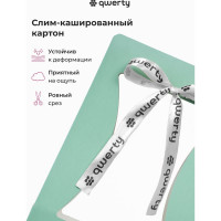 Пакет для цветов QWERTY Корзина, зеленый, с лентой 74098