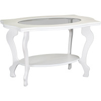 Журнальный стол Мебелик Берже 1С белый ясень 00 2480