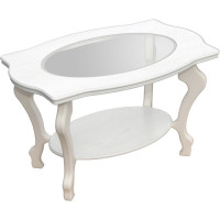 Журнальный стол Мебелик Берже 1С белый ясень 00 2480