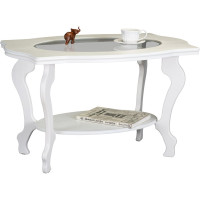 Журнальный стол Мебелик Берже 1С белый ясень 00 2480