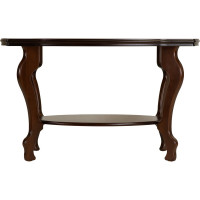 Журнальный стол Мебелик Берже 1С тёмно-коричневый 00 1498