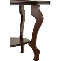 Журнальный стол Мебелик Берже 1С тёмно-коричневый 00 1498