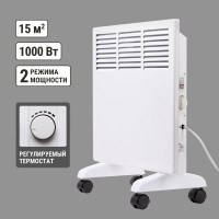 Электрический конвектор TDM ELECTRIC ЭК-1000С, 1000 Вт, регулировка мощности 500/1000 Вт, термостат, СТИЧ, SQ2520-1204