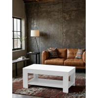 Журнальный стол Мебелик BeautyStyle 26 графит светлый U708, стекло белое 6913