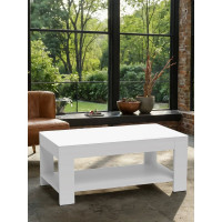 Журнальный стол Мебелик BeautyStyle 26 графит светлый U708, стекло белое 6913