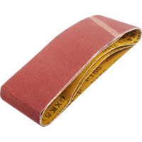 Лента абразивная на тканевой основе (3 шт; 75x457 мм; Р150; оксид алюминия) РемоКолор 31-9-215