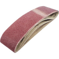 Лента абразивная на тканевой основе (3 шт; 75x533 мм; Р60; оксид алюминия) РемоКолор 31-9-306