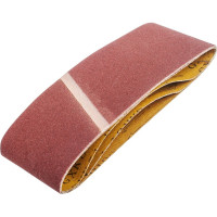 Лента абразивная на тканевой основе (3 шт; 75x457 мм; Р120; оксид алюминия) РемоКолор 31-9-212