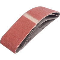Лента абразивная на тканевой основе (3 шт; 75x533 мм; Р80; оксид алюминия) РемоКолор 31-9-308