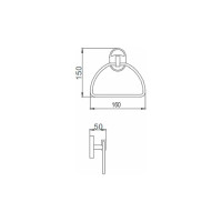 Полотенцедержатель Ekko E1904-2