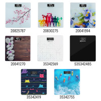 Электронные напольные весы TDM ELECTRIC Фиалки, стекло, деление 0,01 кг, макс. 180 кг, 28х28 см SQ4012-0003