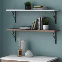 Полка SKYLAND SH1-TREE с полкодержателями клен 830x220x222 COFFEE 00-07067666