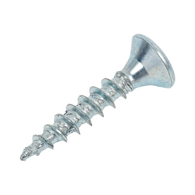 Шуруп для дерева Bohrer 3x16, универ., белый, 1000 шт. SWZ-3х16-1000