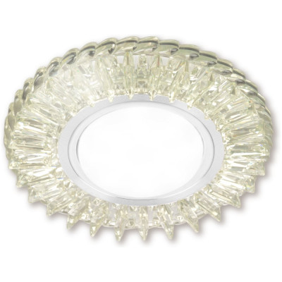 Светильник встраиваемый 50Вт G5.3 LED подсветка 3 Вт TDM ELECTRIC зеркальный/хром SQ0359-0133