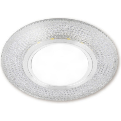 Светильник встраиваемый 50Вт G5.3 LED подсветка 3 Вт TDM ELECTRIC зеркальный/хром SQ0359-0139